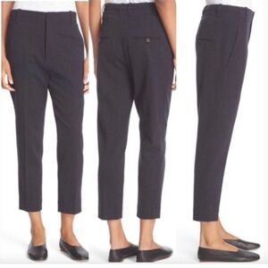 VINCE high waisted “Carrot” trousers- Charcoal